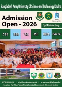 Admission Open for July 2026 Semester