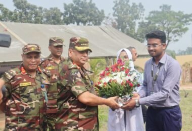 Visit of the General